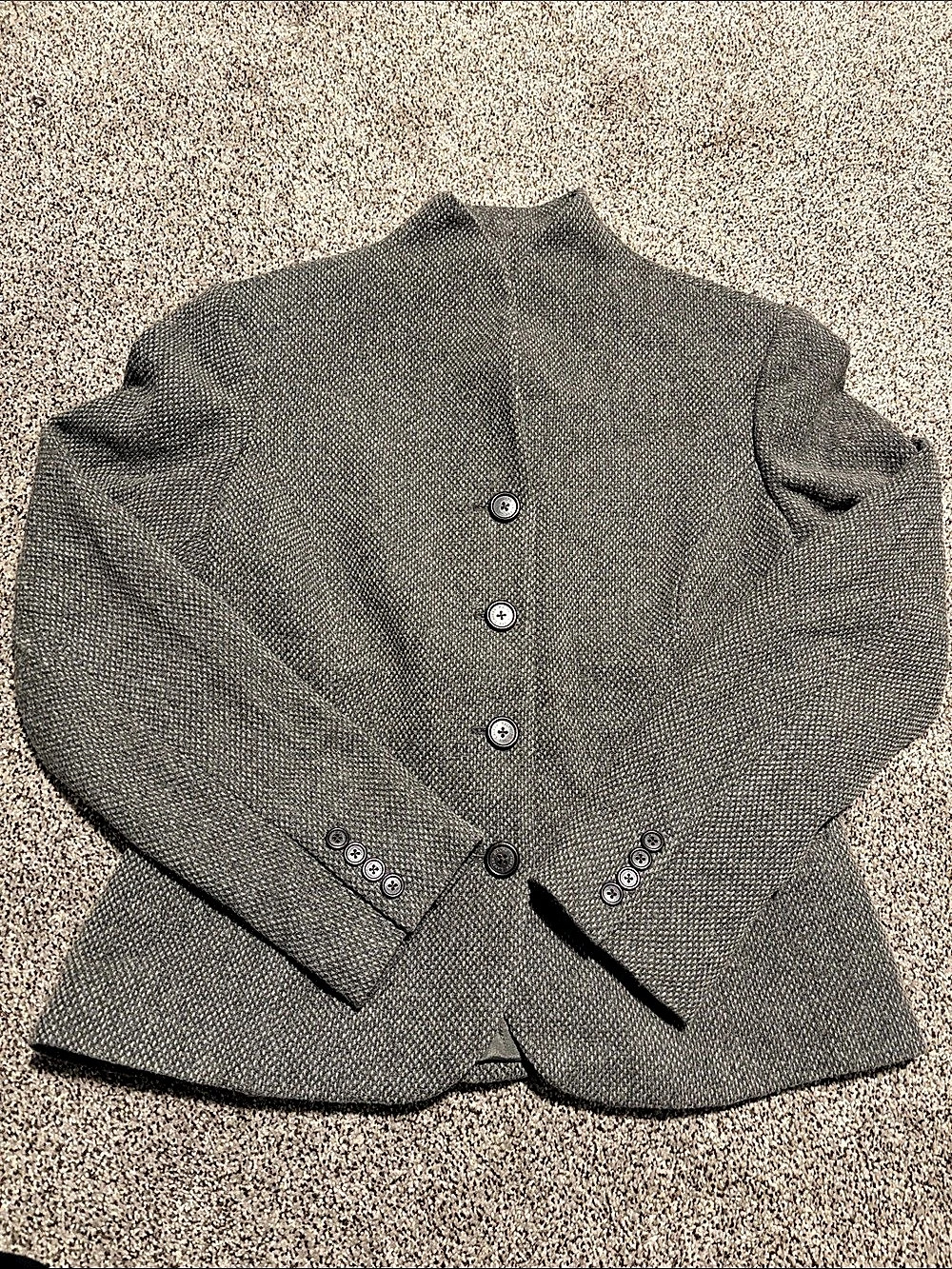 Lauren Ralph Lauren Gray Blazer Size 12 Like New